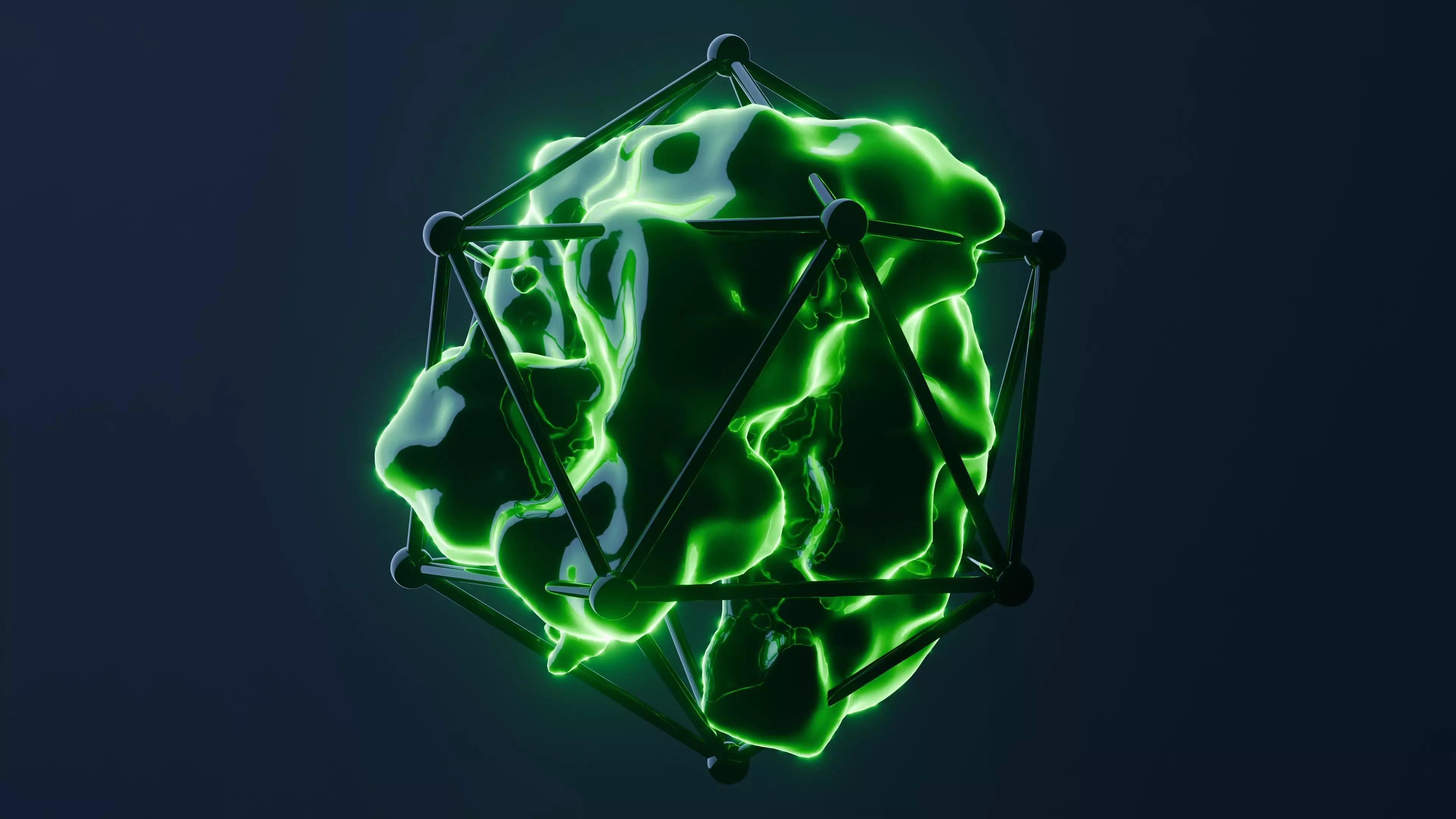 Sci-Fi Parasite 3D Model - Geometry Nodes Low-poly 3D model_0