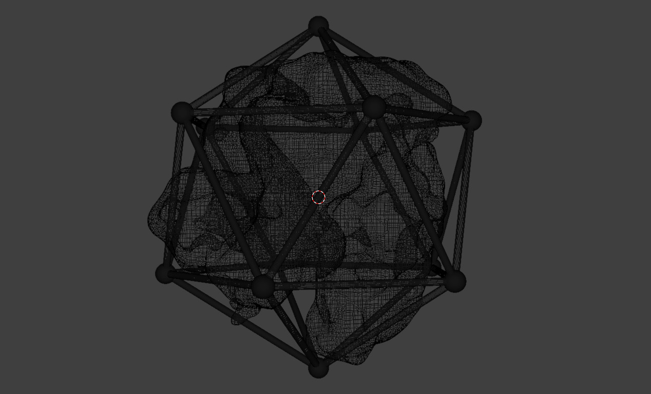 Sci-Fi Parasite 3D Model - Geometry Nodes Low-poly 3D model_3