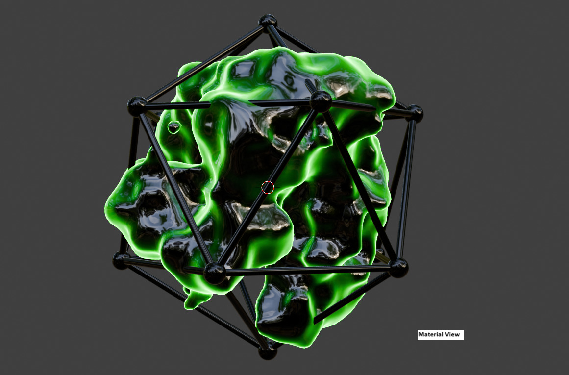 Sci-Fi Parasite 3D Model - Geometry Nodes Low-poly 3D model_1