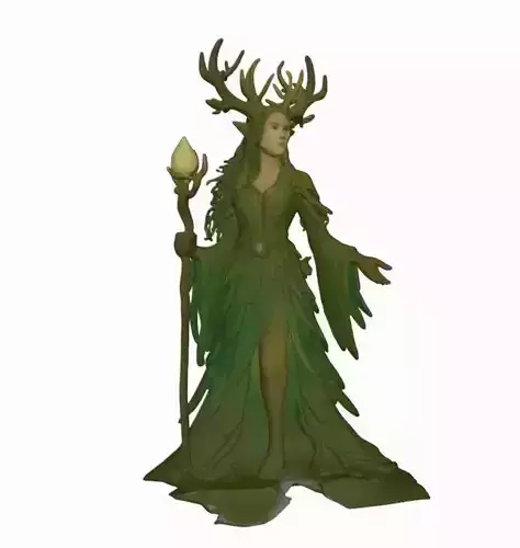 Liriath the Seedwhisper Verdant Pact Archdruid 3D print model