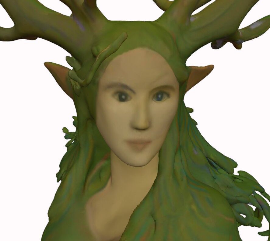 Liriath the Seedwhisper Verdant Pact Archdruid 3D print model_15