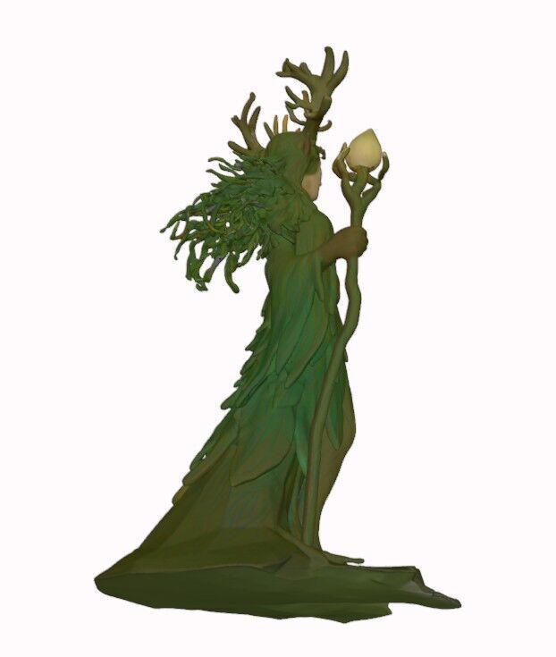 Liriath the Seedwhisper Verdant Pact Archdruid 3D print model_9