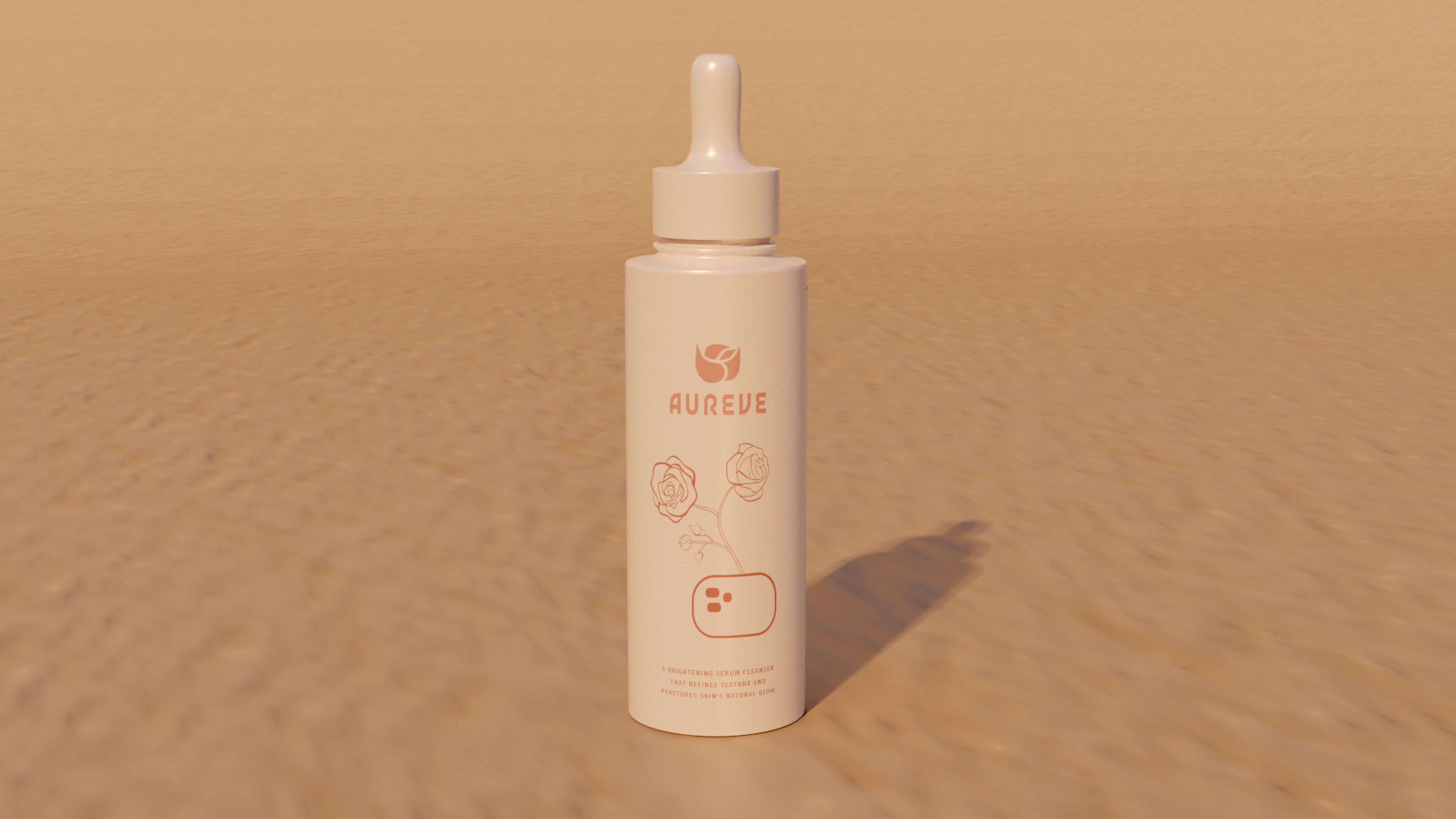 Dropper Bottle 3D Mode Skincare Cosmetic Packaging Free 3D model_2