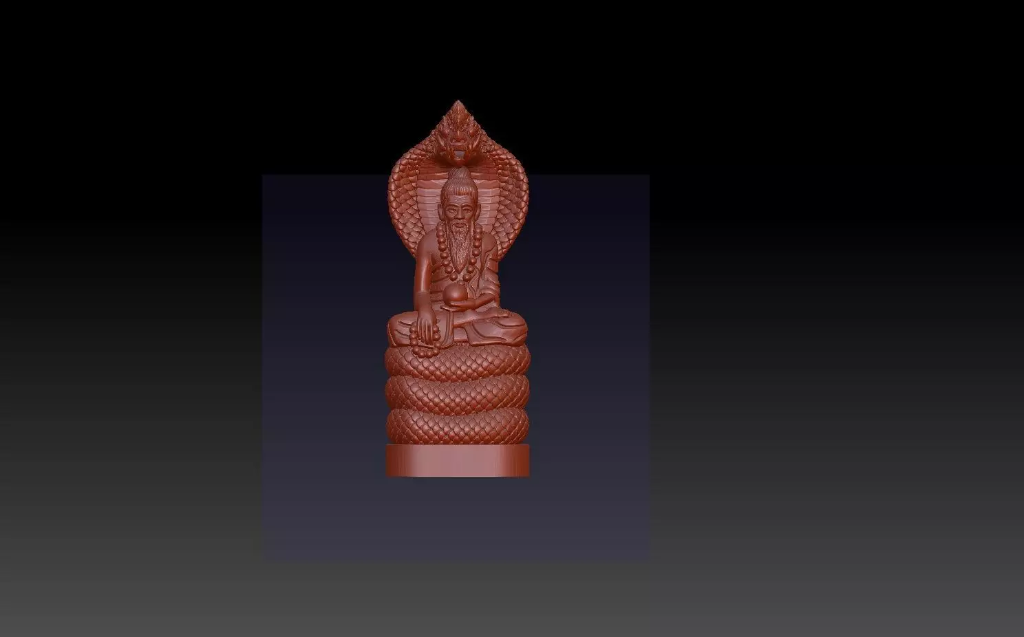 Brahmi man 3D print model_0
