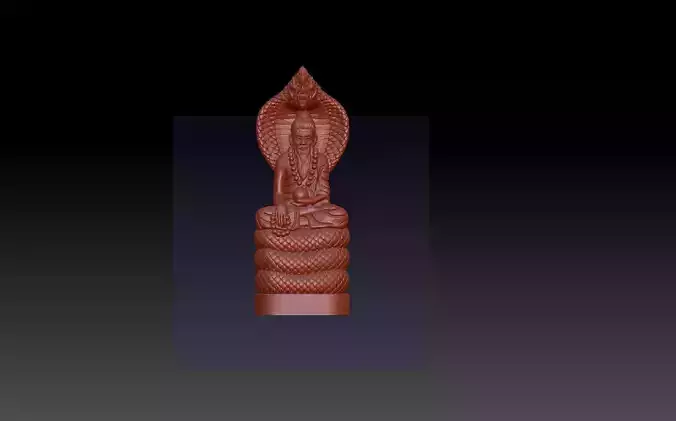 Brahmi man 3D print model