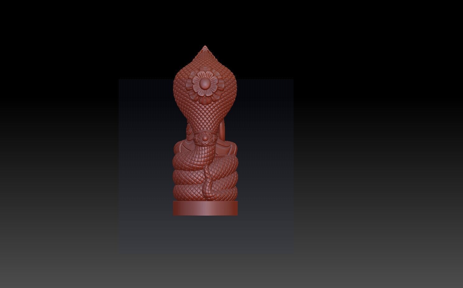 Brahmi man 3D print model_2