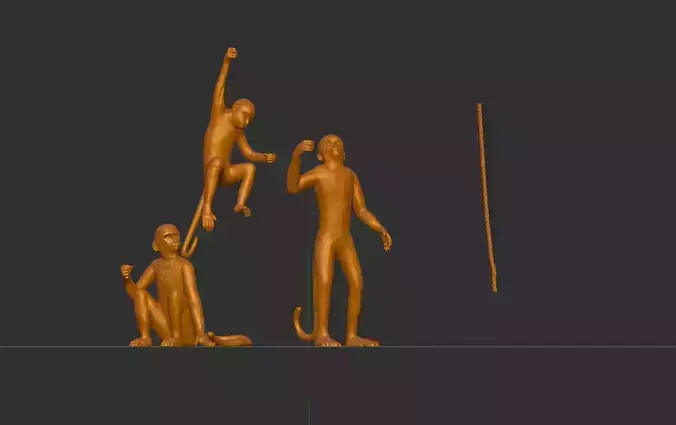 The Monkey Lamp 3D print model