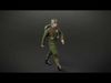 Chinese Soldiers Pack Low-poly 3D model_1