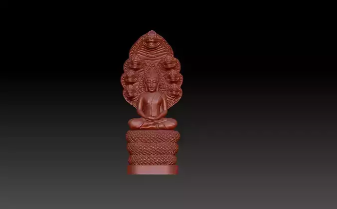 buddha with dragon style 