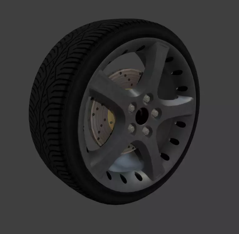 x-type proteus rims 3D model_0