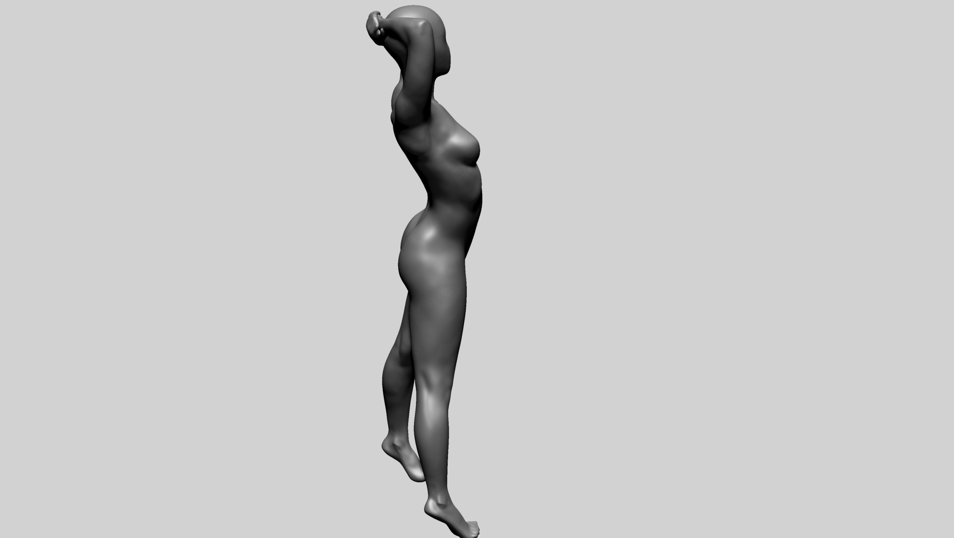 Female Poses B 3D model_6