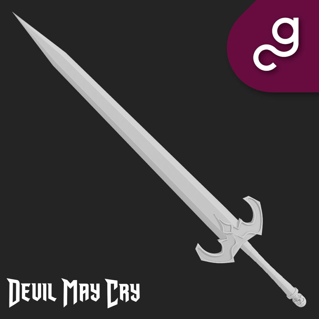 Sparda Force Edge Sword  Devil May Cry 3D print model_1