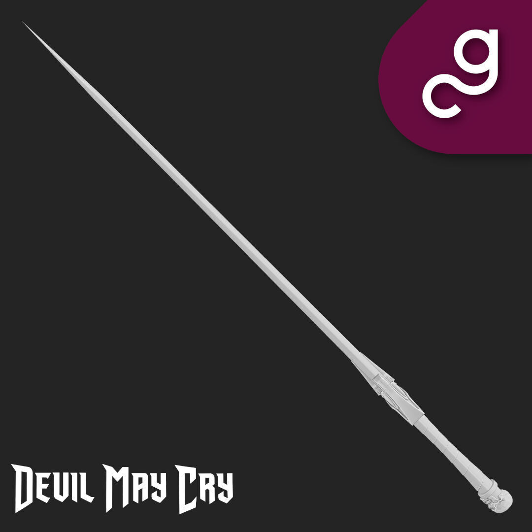 Sparda Force Edge Sword  Devil May Cry 3D print model_3