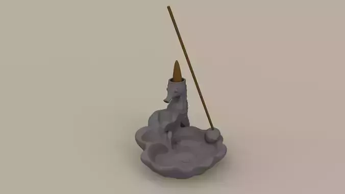 Seahorse Incense Waterfall for Cones and Sticks