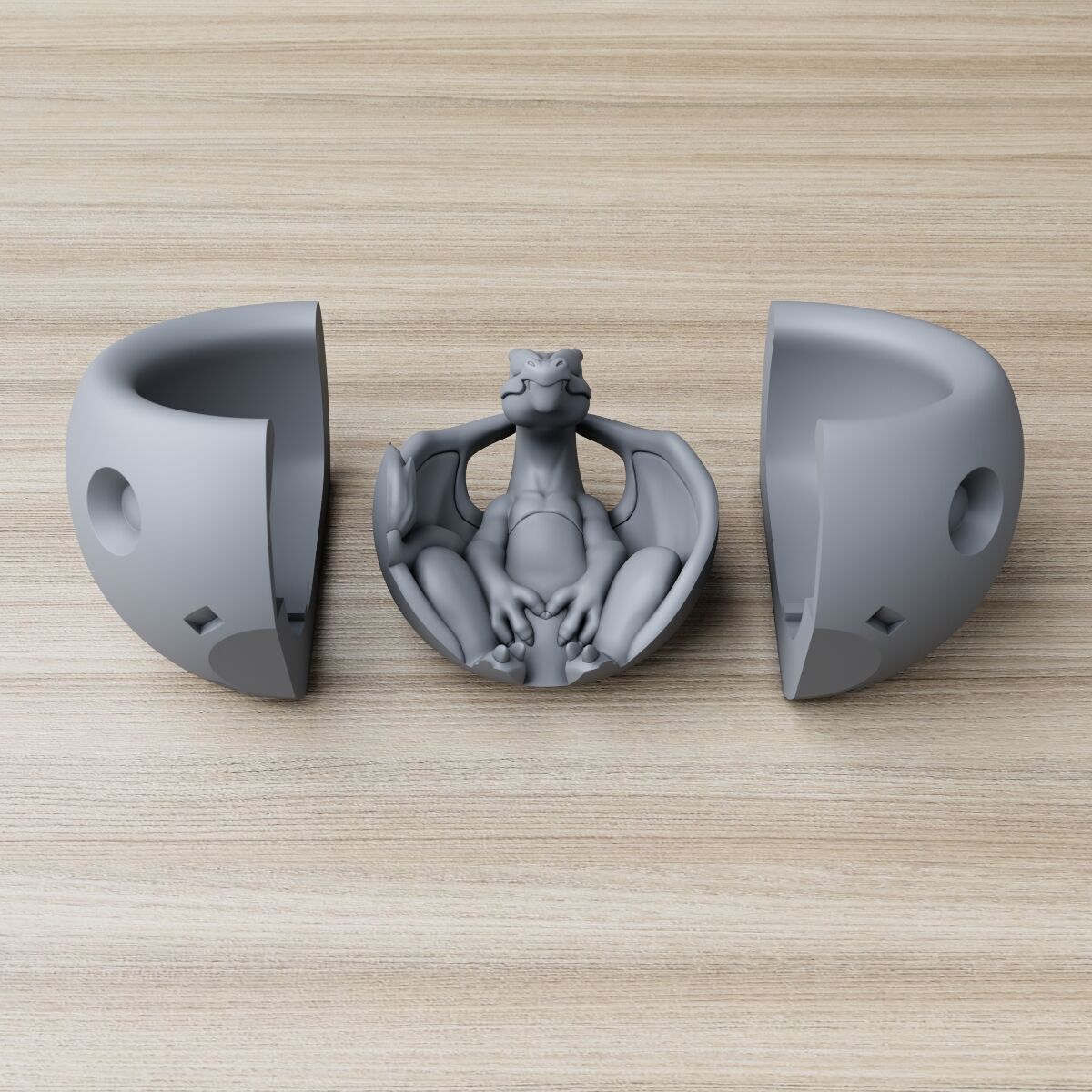 Umbreon in healing machine pods from pokemon 3D print model_12