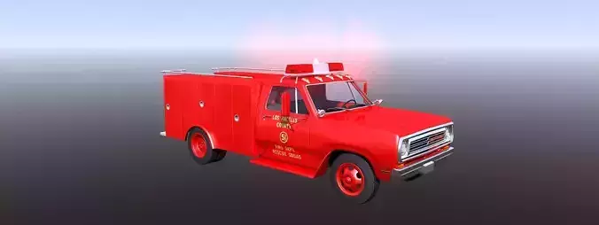 Emergency Truck 3D model
