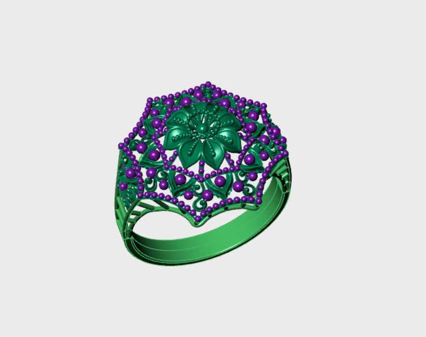 Rings 3D print model_2