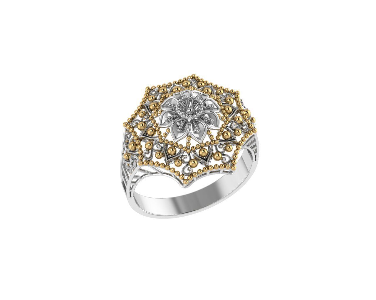 Rings 3D print model_1