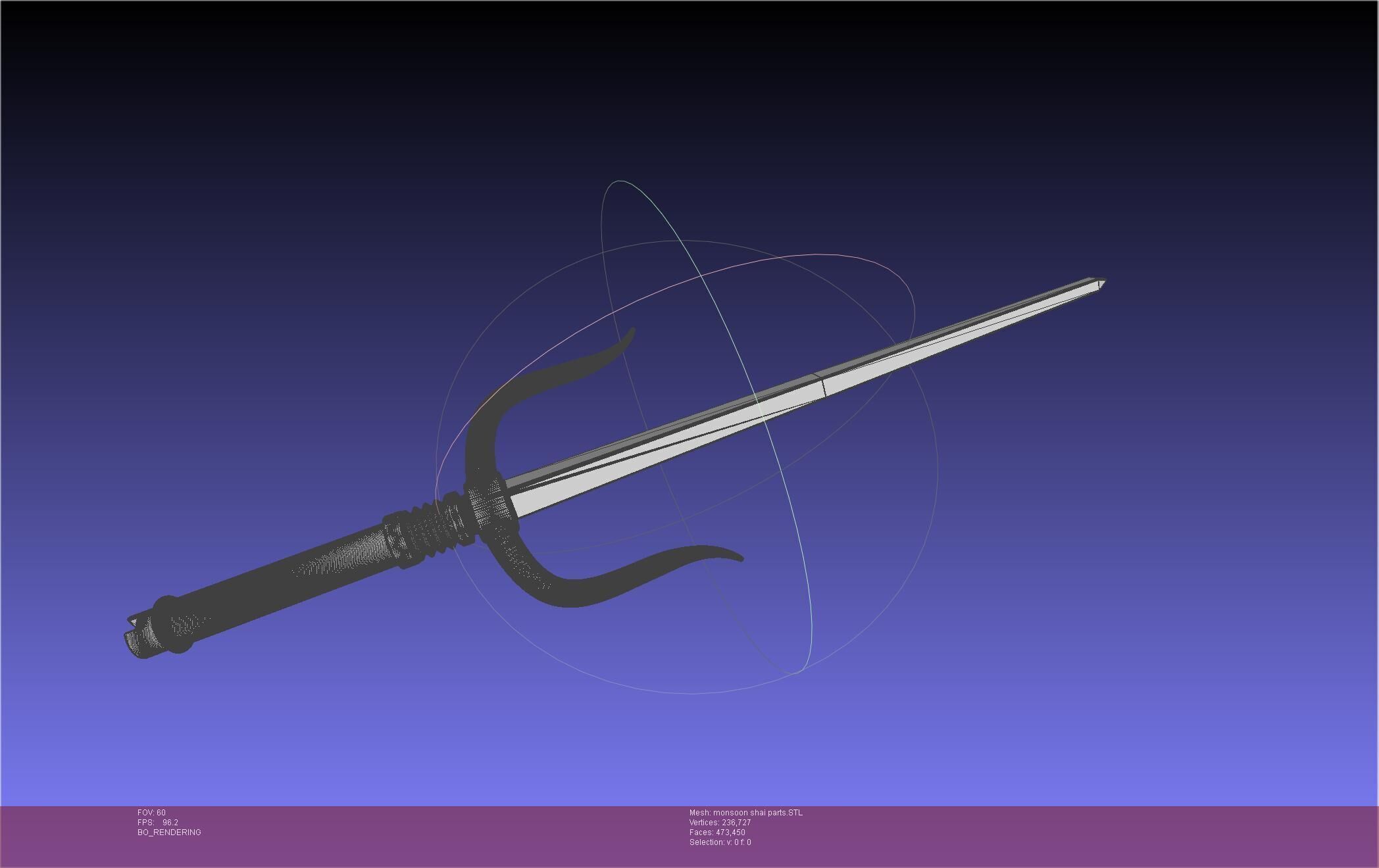 Metal Gear Rising Monsoon Shai 3D print model_62