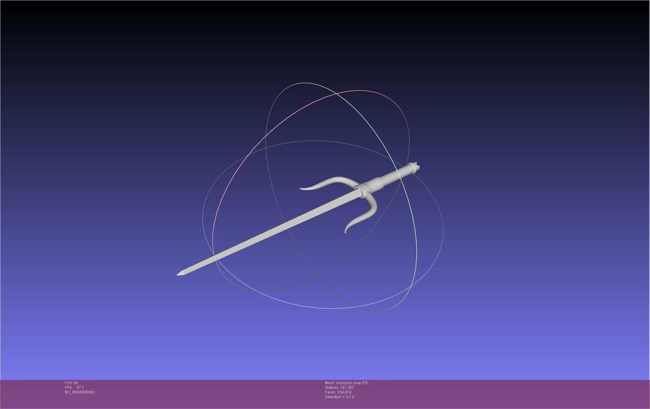 Metal Gear Rising Monsoon Shai 3D print model_11