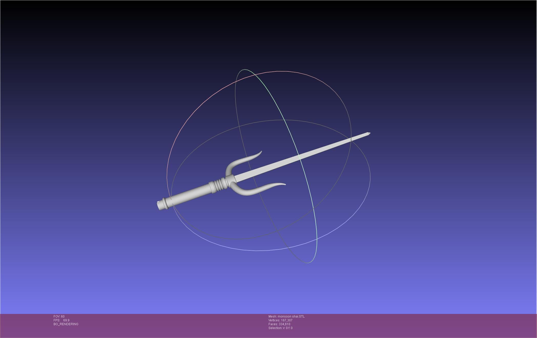 Metal Gear Rising Monsoon Shai 3D print model_3