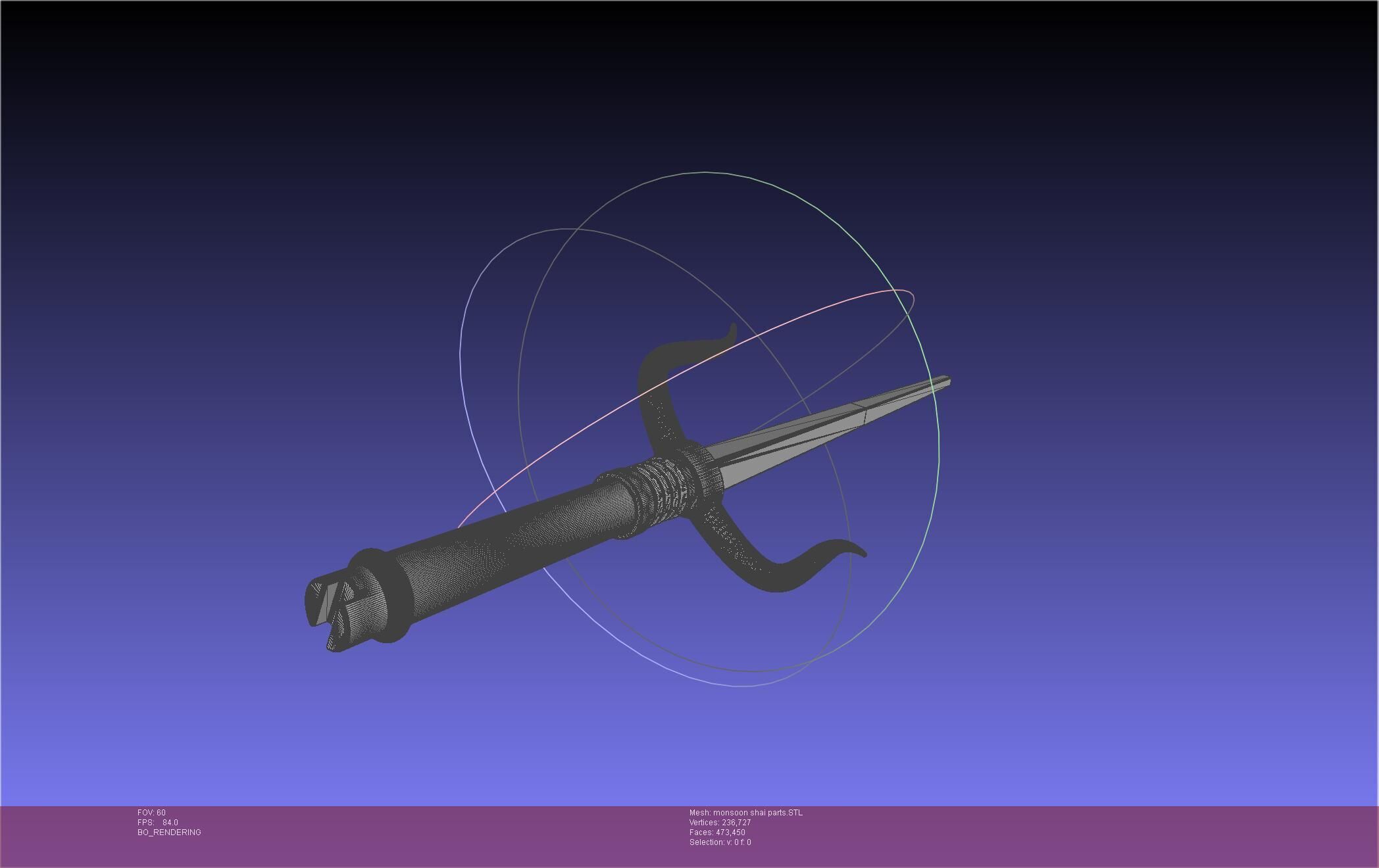 Metal Gear Rising Monsoon Shai 3D print model_63