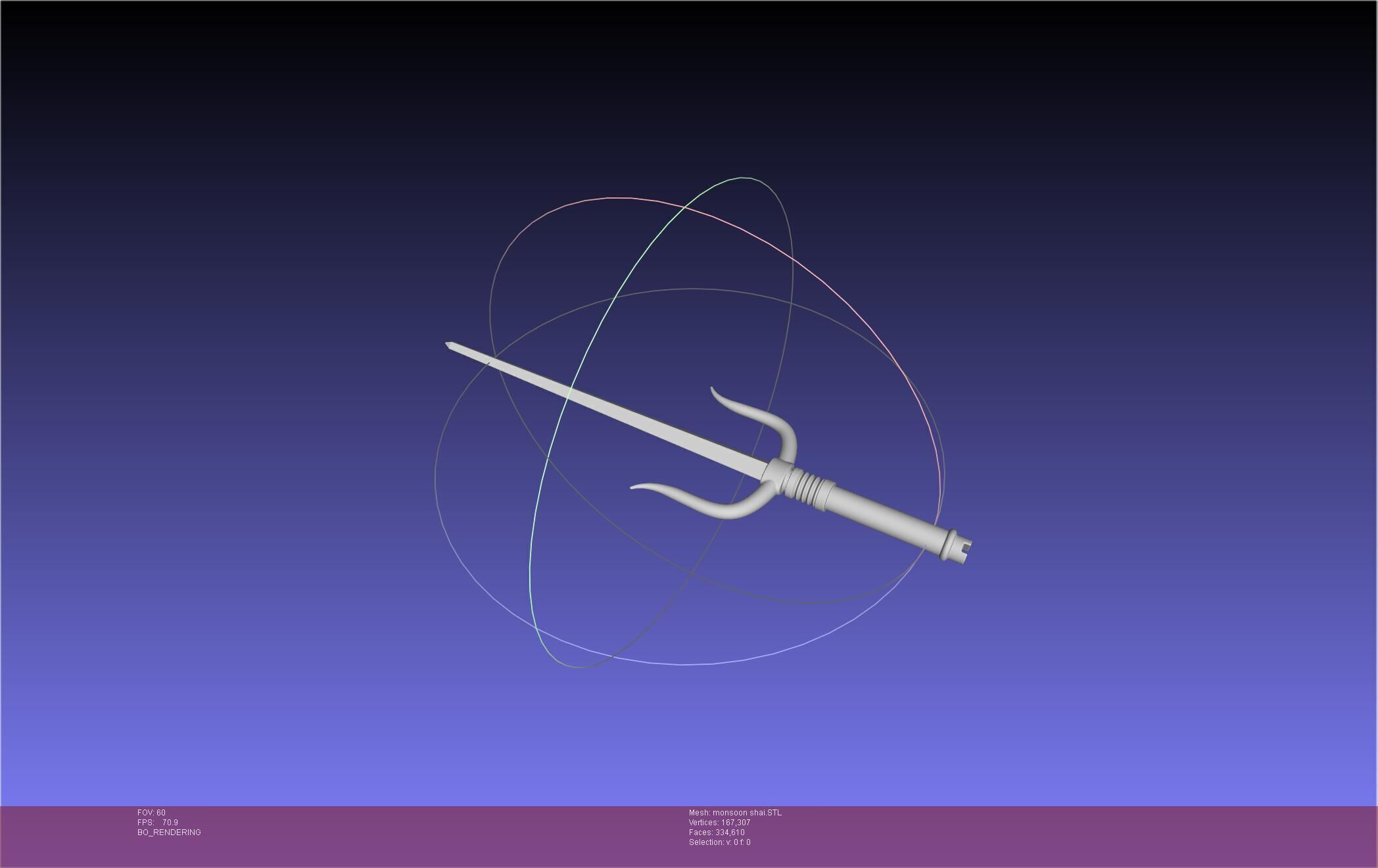 Metal Gear Rising Monsoon Shai 3D print model_9