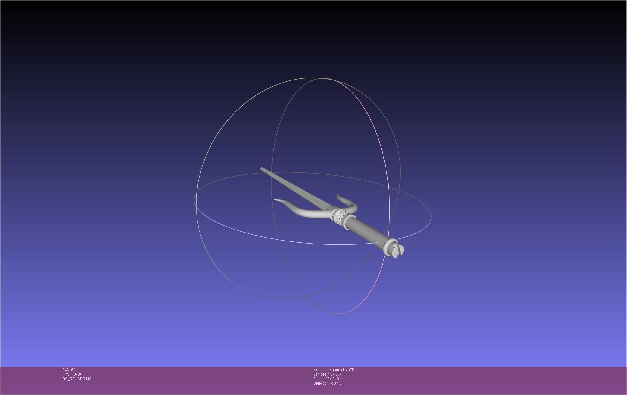 Metal Gear Rising Monsoon Shai 3D print model_17