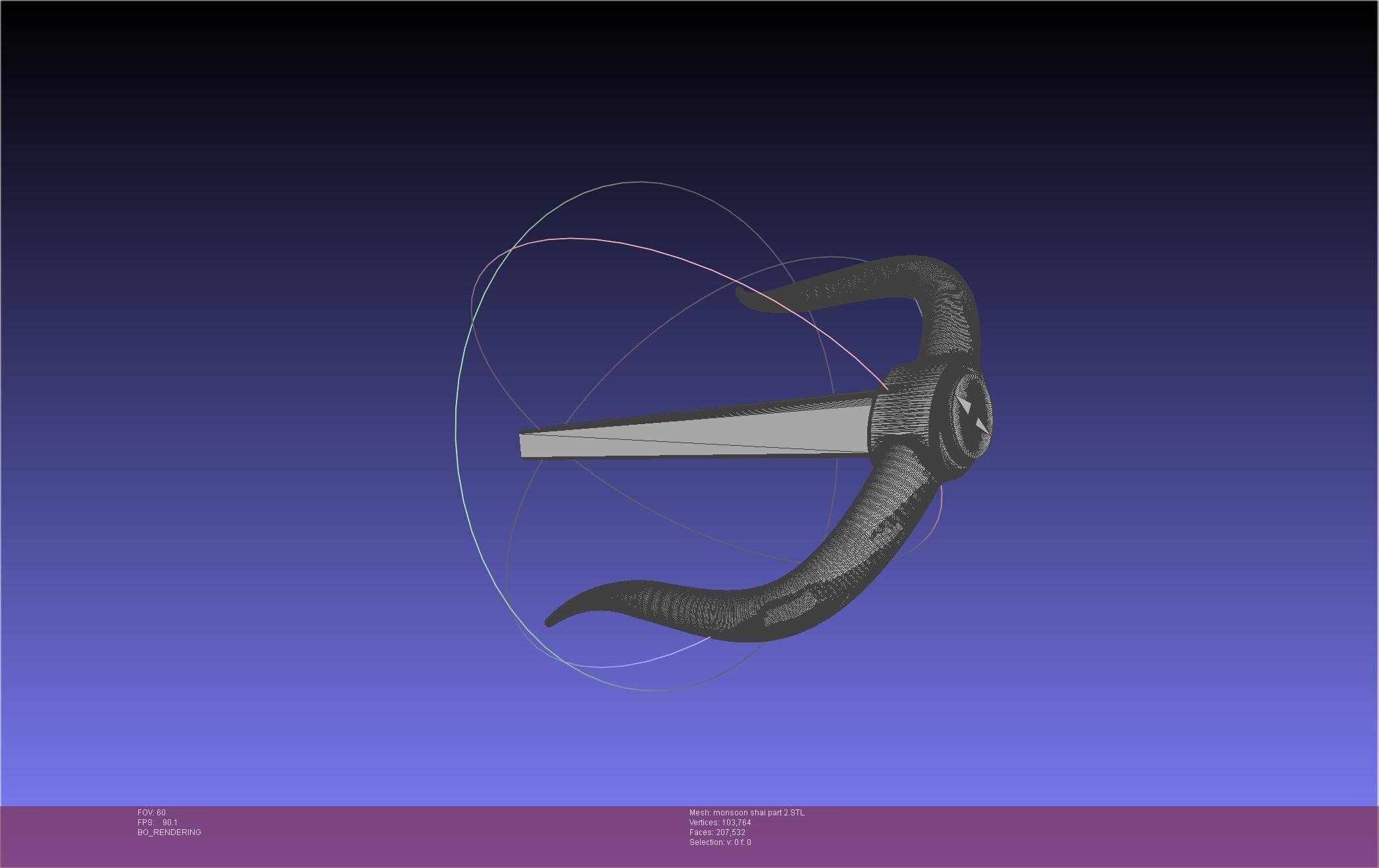 Metal Gear Rising Monsoon Shai 3D print model_43