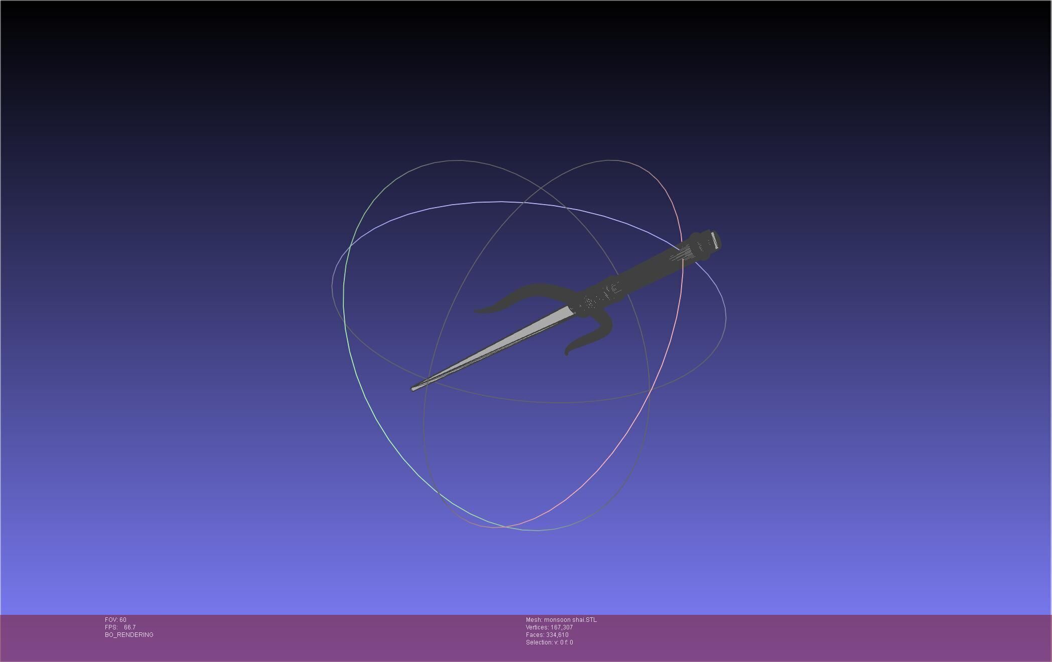 Metal Gear Rising Monsoon Shai 3D print model_28