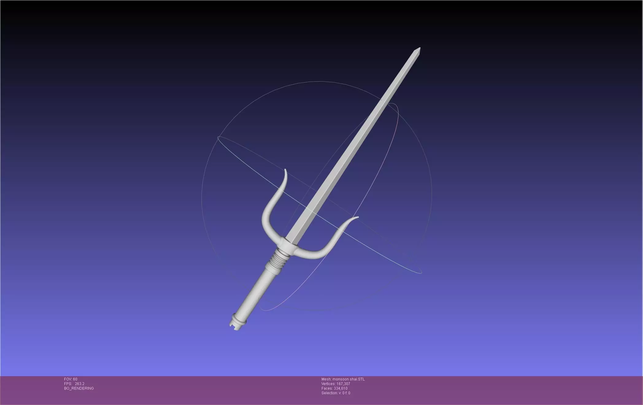 Metal Gear Rising Monsoon Shai 3D print model_0