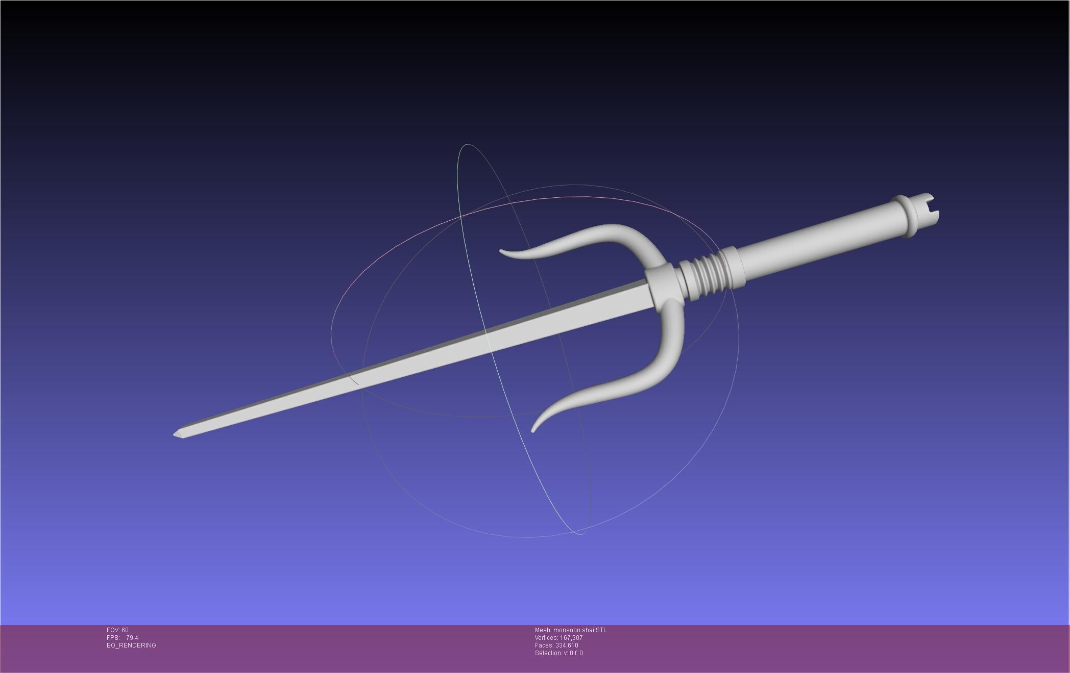 Metal Gear Rising Monsoon Shai 3D print model_31