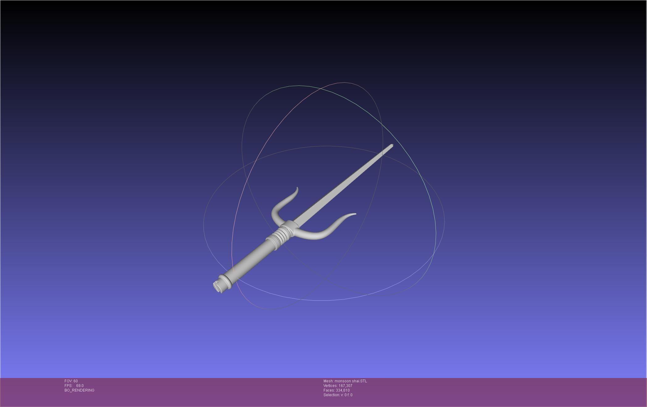 Metal Gear Rising Monsoon Shai 3D print model_4