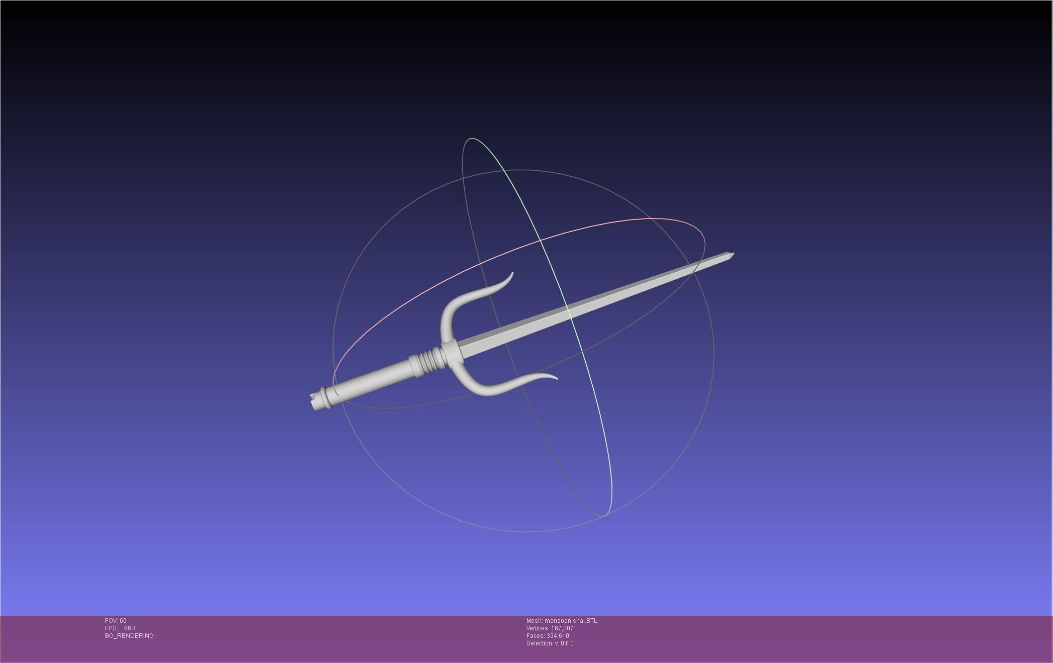 Metal Gear Rising Monsoon Shai 3D print model_2