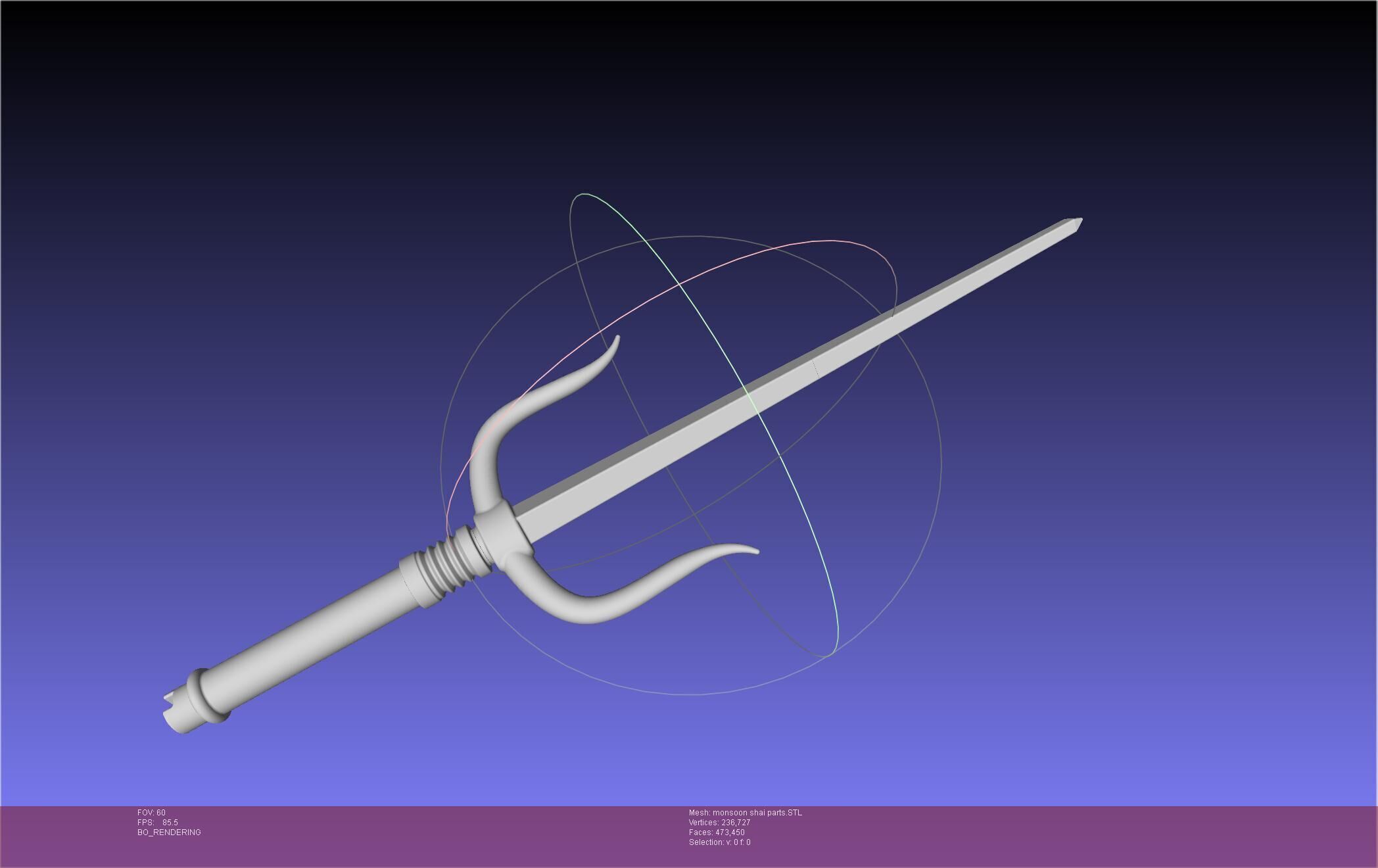 Metal Gear Rising Monsoon Shai 3D print model_54