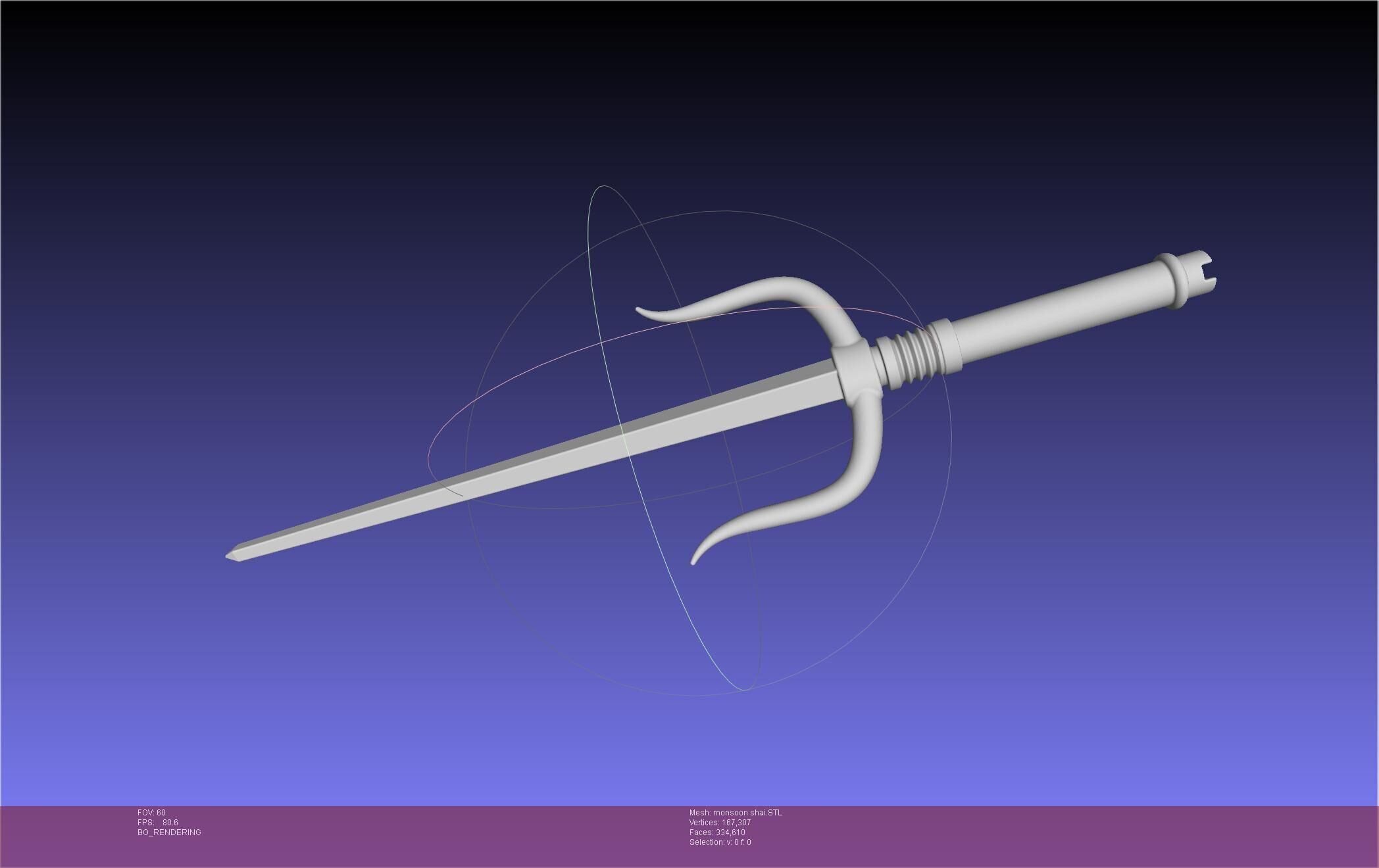 Metal Gear Rising Monsoon Shai 3D print model_33