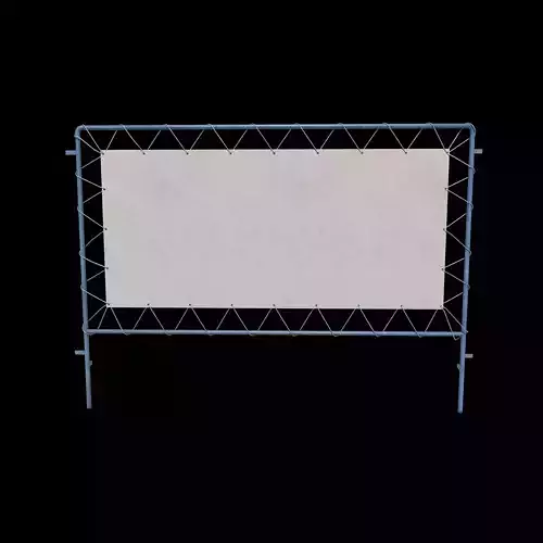 Advertising Banner 3D model