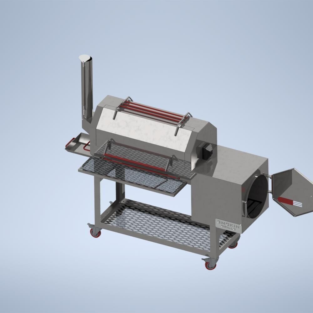 Smoker Grill 3D model_4