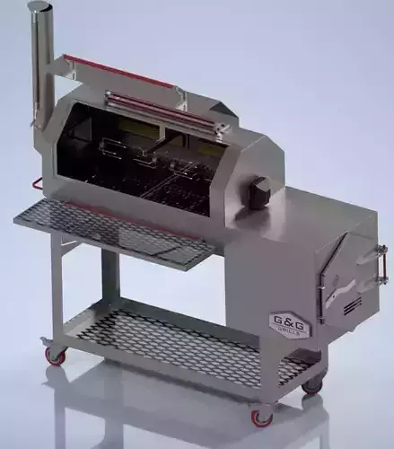 Smoker Grill 3D model