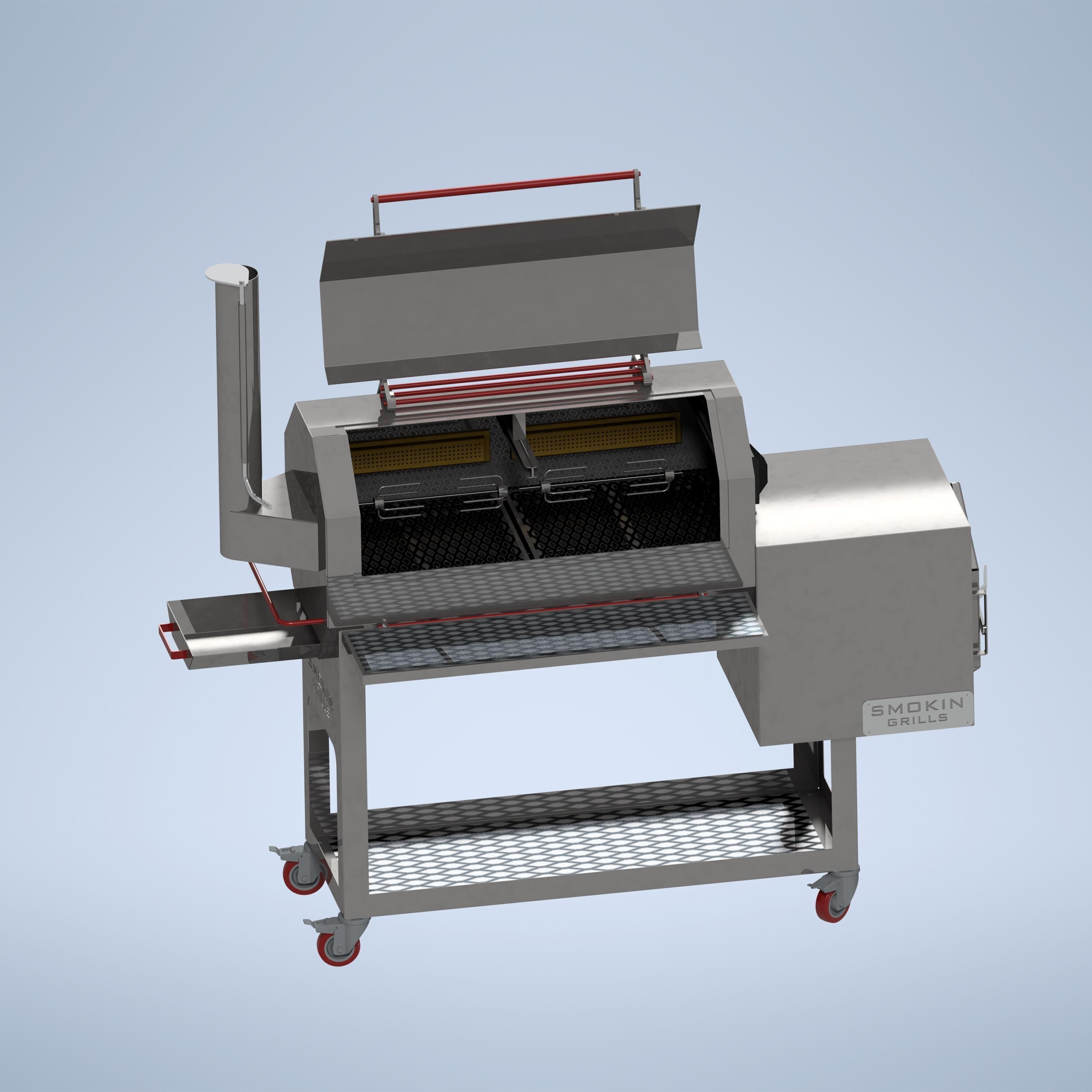 Smoker Grill 3D model_5
