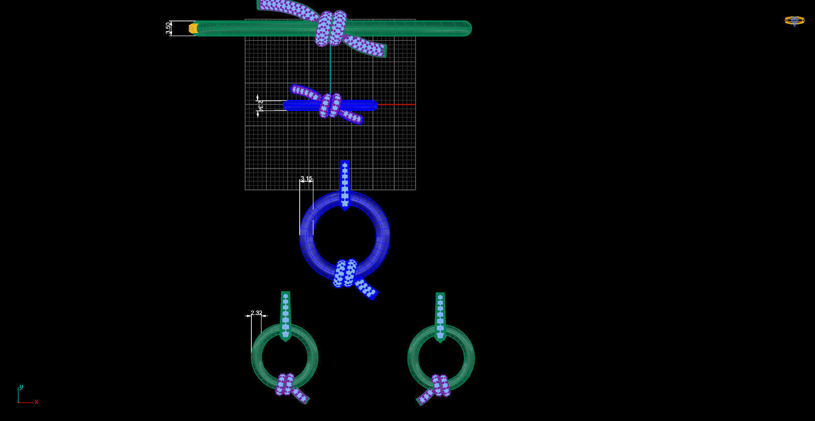 tiffany tam set 3D print model_7