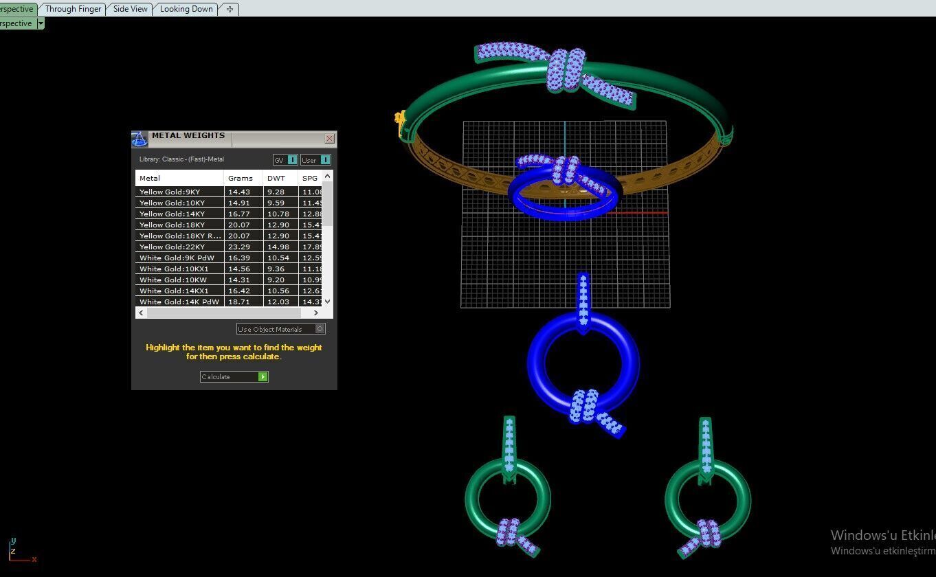 tiffany tam set 3D print model_3