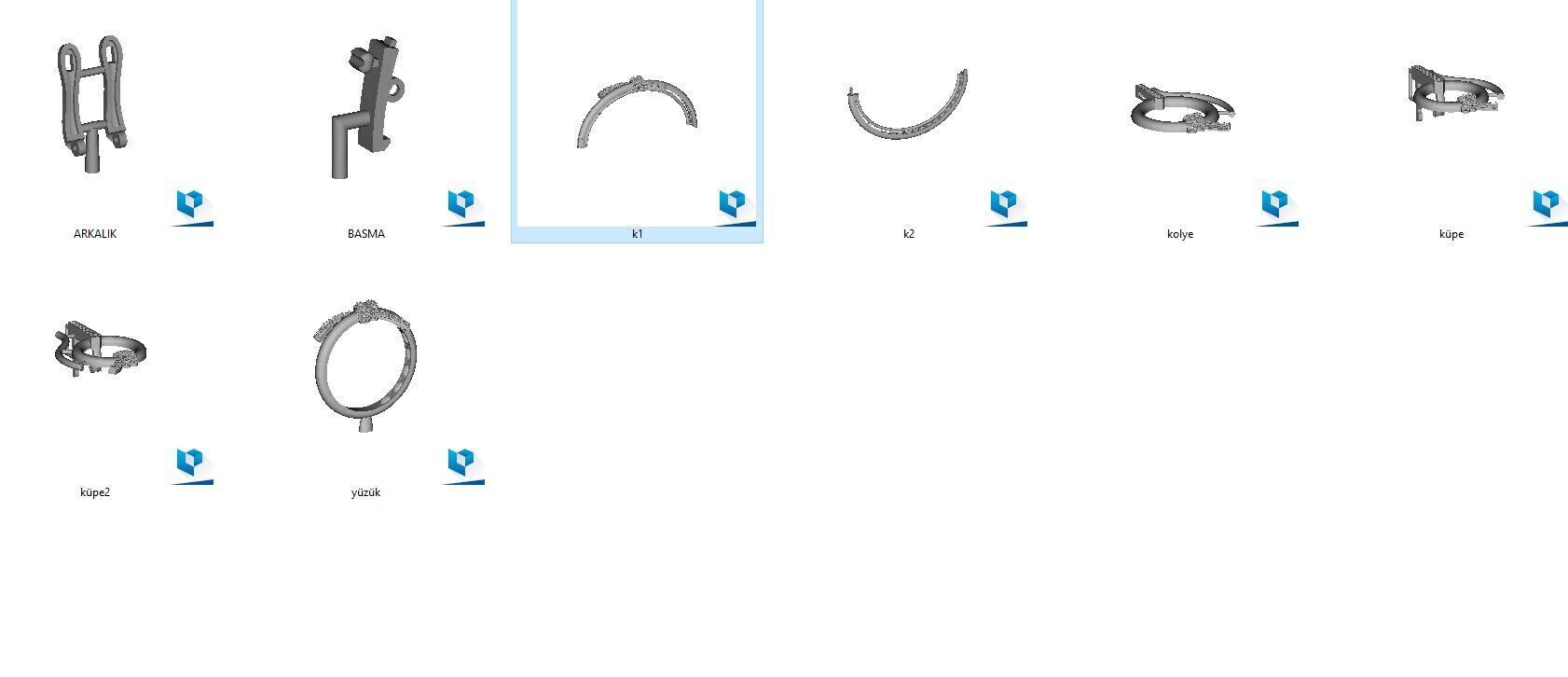 tiffany tam set 3D print model_10