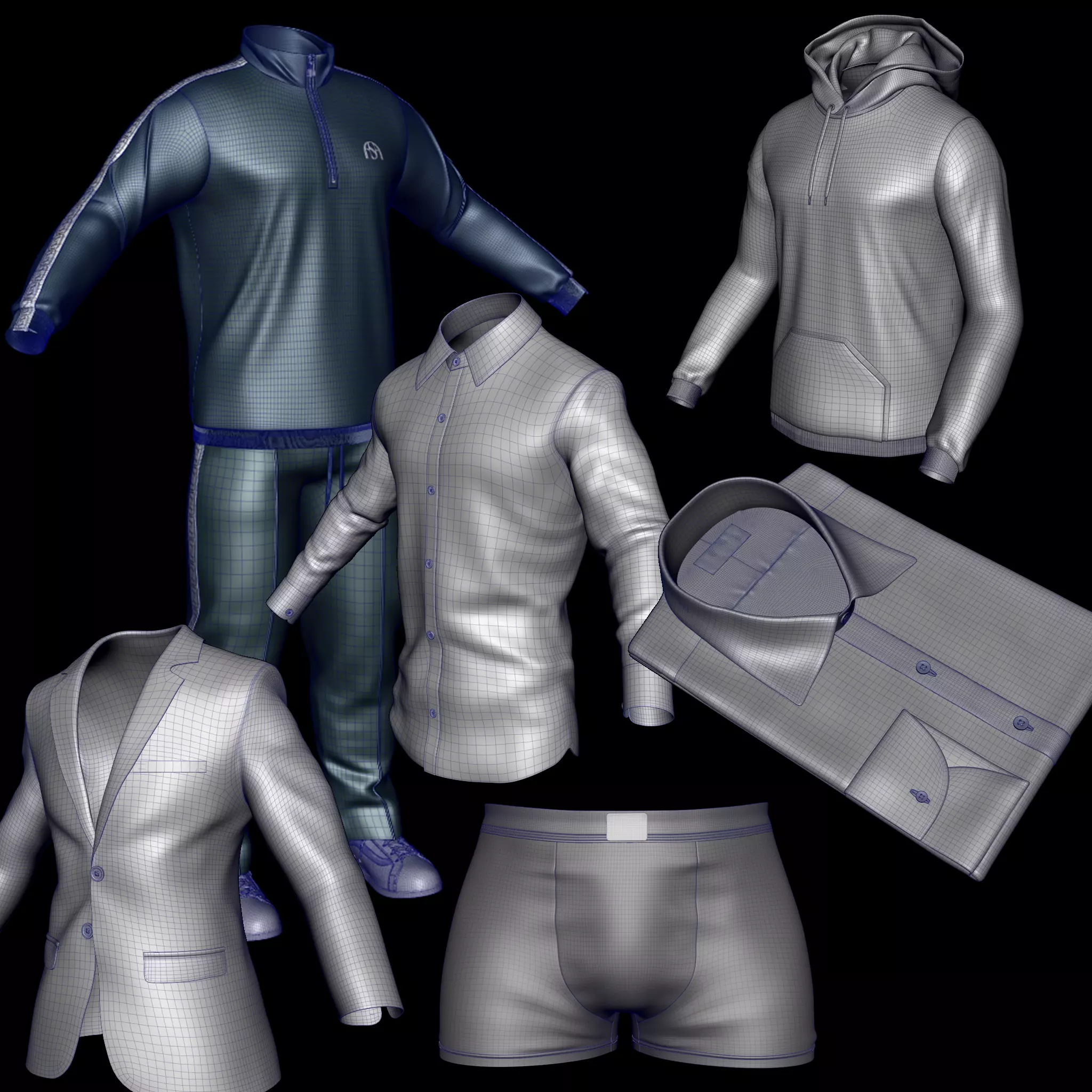 Clothing 3D Model Collection _0