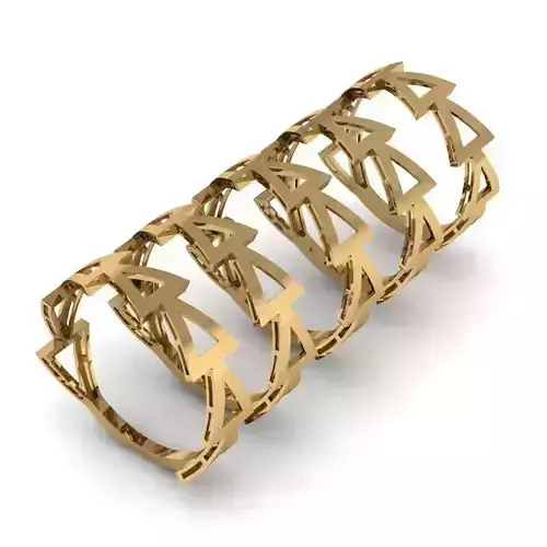 Gold Ring Jewelry  Ring stl 3dm 3dprintmodel 3D print model
