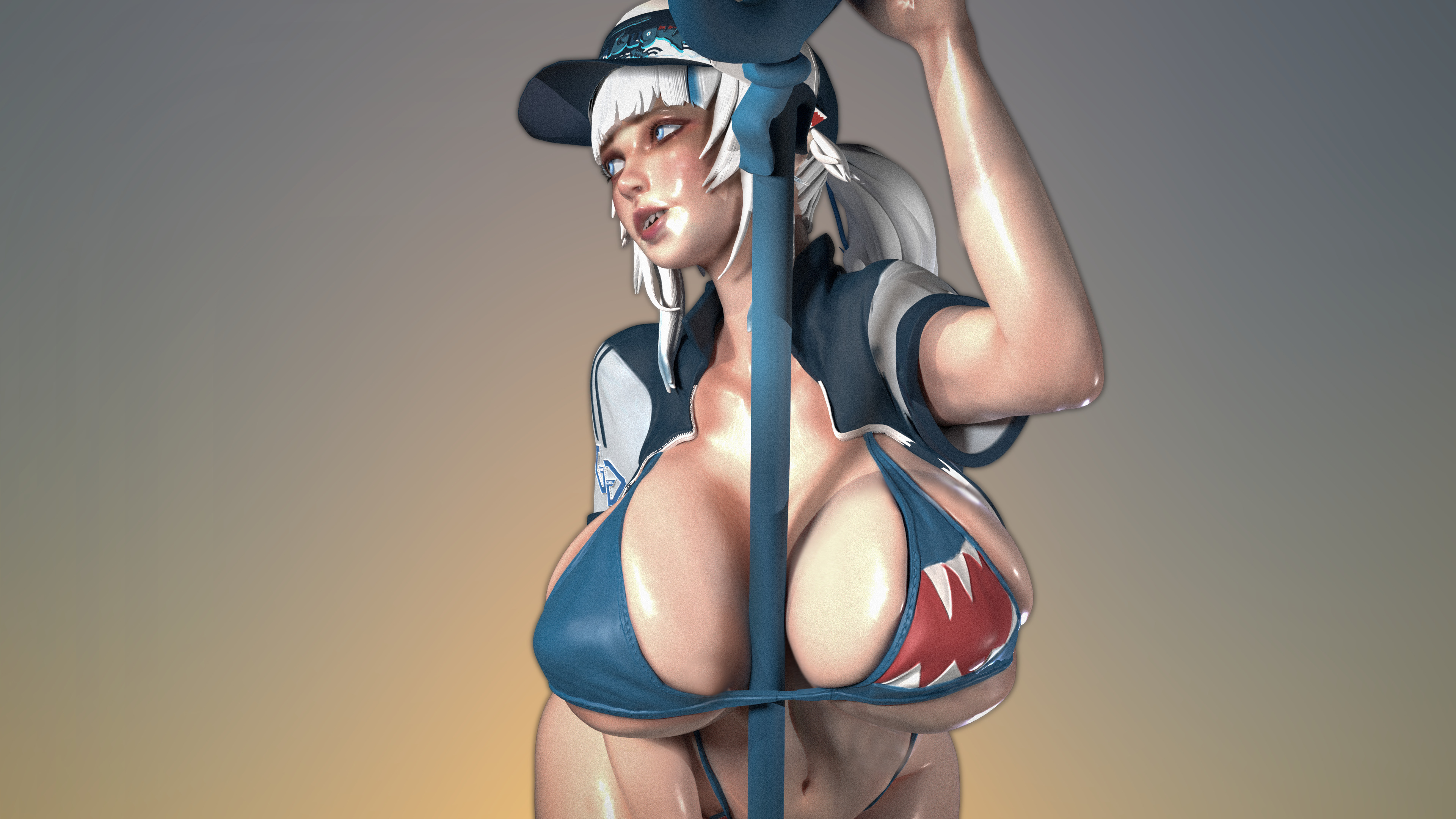 Gawr Gura Graduated 3D print model_4