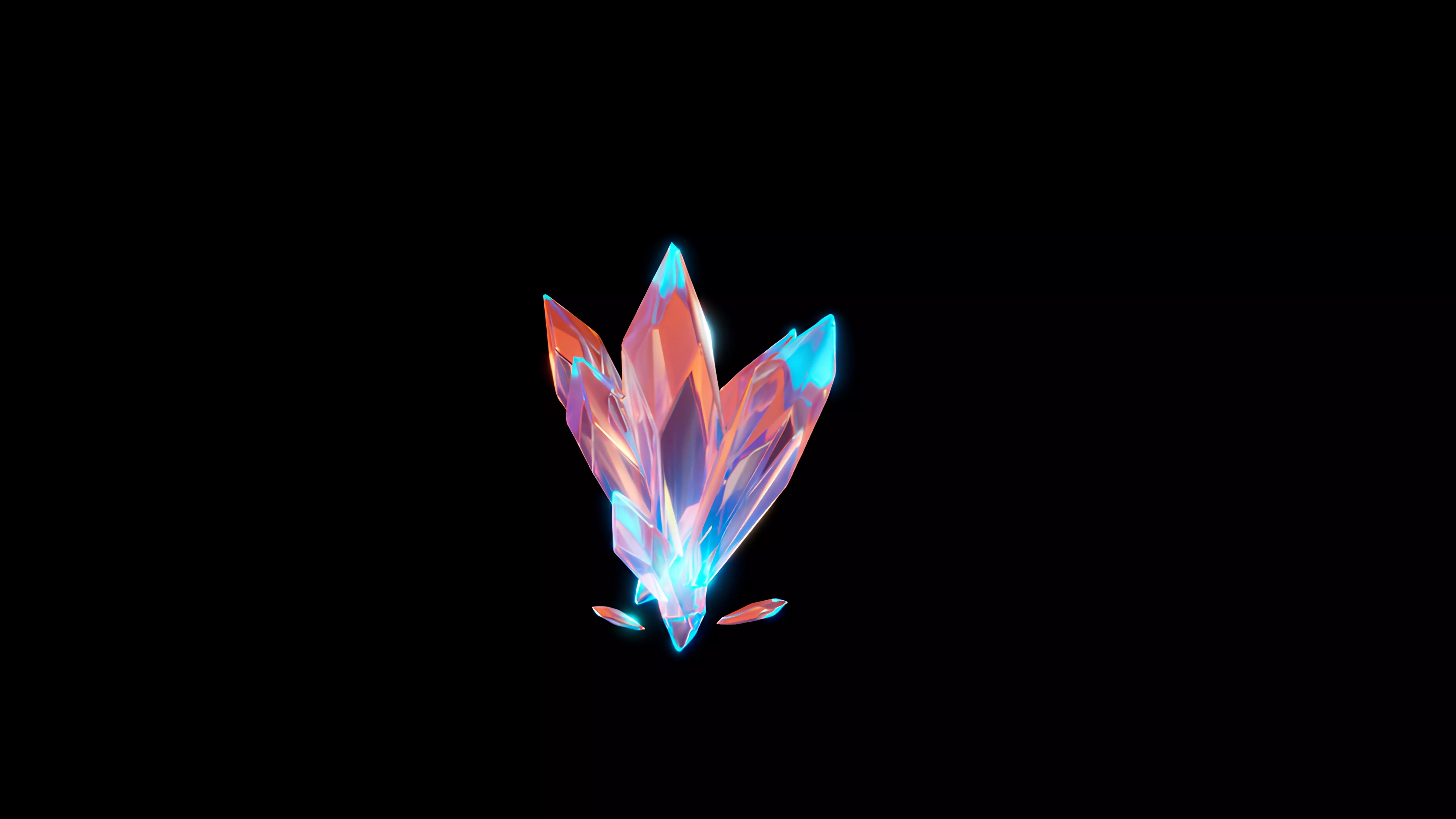 Stylized Glowing Crystal 3D model