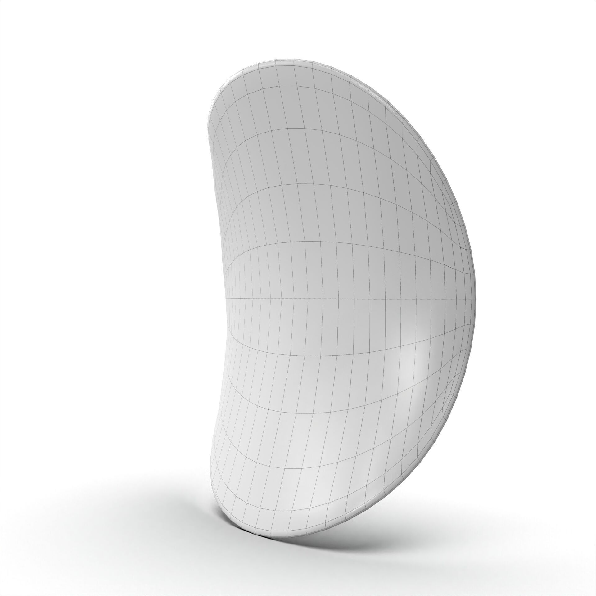 Realistic Potato Chip with Detailed Texture Low-poly 3D model_5