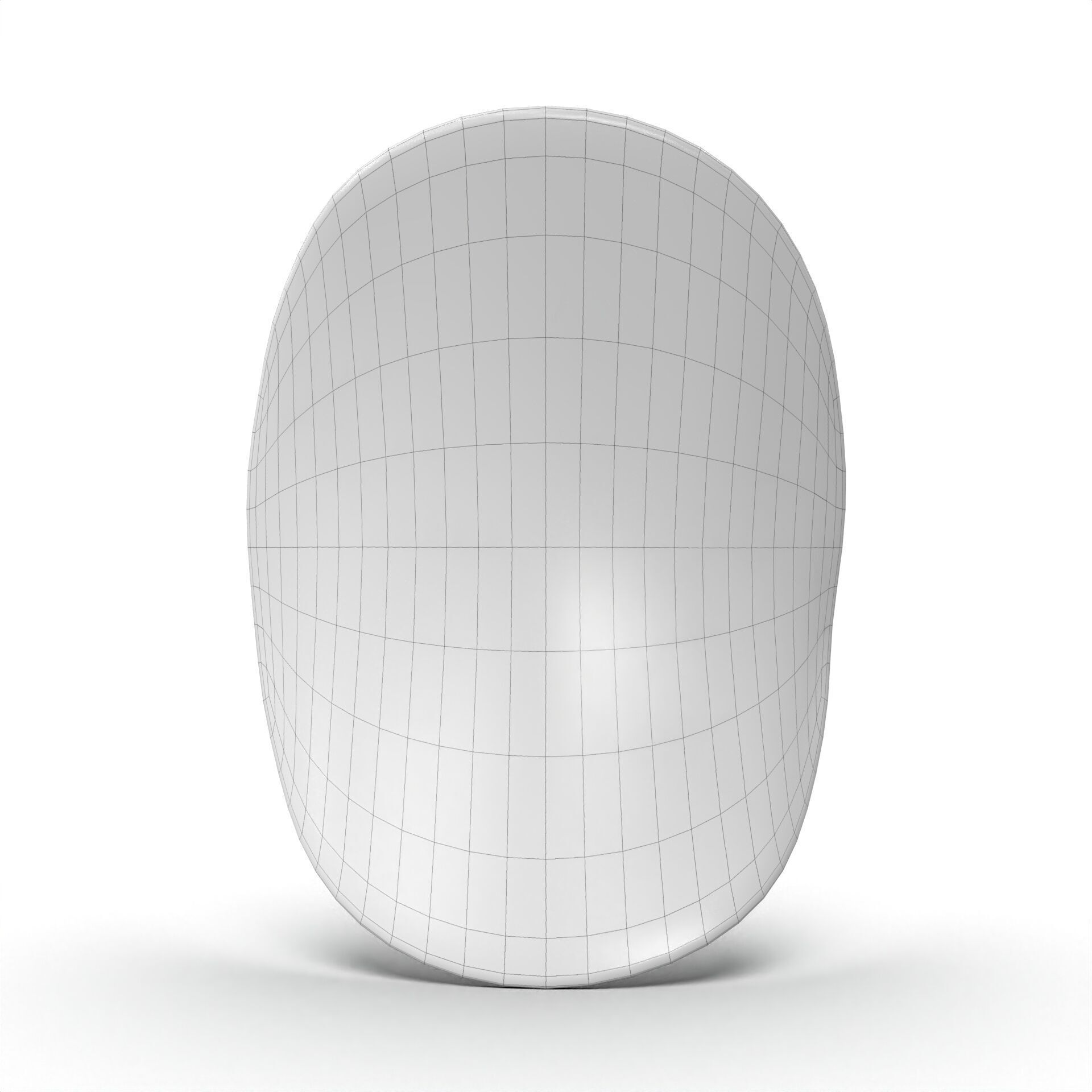 Realistic Potato Chip with Detailed Texture Low-poly 3D model_4