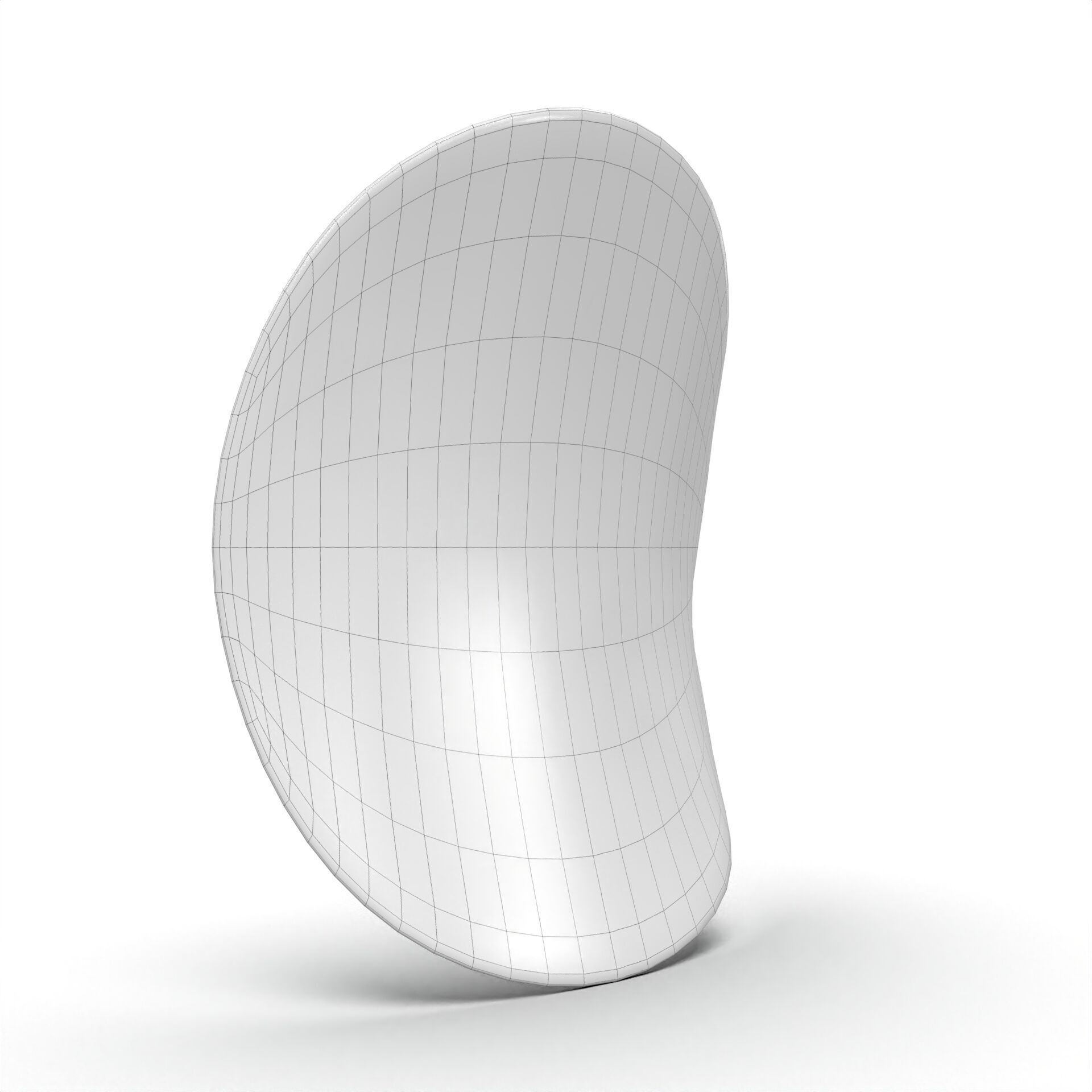 Realistic Potato Chip with Detailed Texture Low-poly 3D model_3